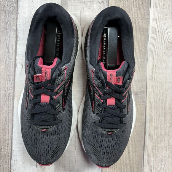 Brooks Adrenaline GTS 19 Women's Size 8 Running Shoes Athletic Sneakers Black - Picture 4 of 16